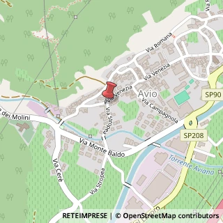 Mappa Via Stropea, 2/a, 38063 Avio, Trento (Trentino-Alto Adige)
