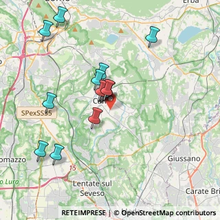 Mappa Via Guido Fecchio, 22063 Cantù CO, Italia (3.52429)