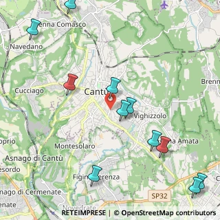 Mappa Via Guido Fecchio, 22063 Cantù CO, Italia (2.64727)