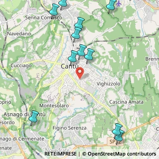 Mappa Via Guido Fecchio, 22063 Cantù CO, Italia (2.71818)