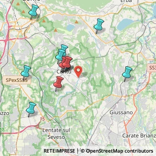 Mappa Viale Italia, 22060 Cantù CO, Italia (3.72462)
