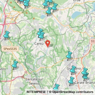 Mappa Viale Italia, 22063 Cantù CO, Italia (7.252)