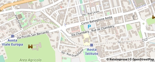 Mappa Aosta