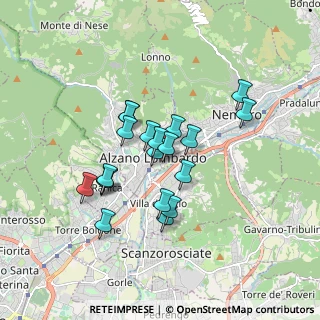 Mappa Via Daniele Pesenti, 24022 Alzano Lombardo BG, Italia (1.3645)