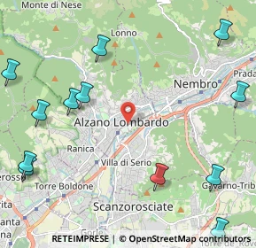 Mappa Via Daniele Pesenti, 24022 Alzano Lombardo BG, Italia (2.99583)