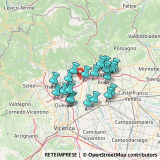 Mappa 36060 Pianezze VI, Italia (10.6145)