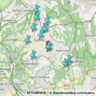 Mappa Via Filippo Juvara, 22063 Cantù CO, Italia (1.74231)