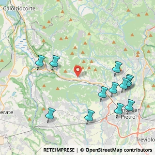 Mappa Via Ca' del Lupo, 24030 Pontida BG, Italia (5.0025)