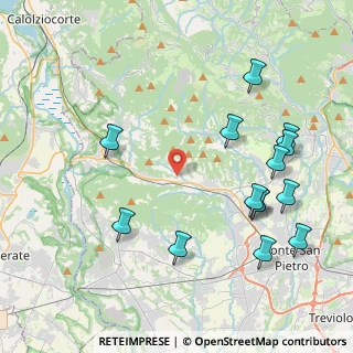 Mappa Via Ca' del Lupo, 24030 Pontida BG, Italia (4.725)