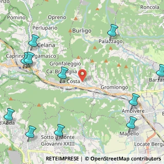 Mappa Via Ca' del Lupo, 24030 Pontida BG, Italia (3.22455)