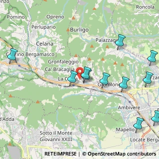 Mappa Via Ca' del Lupo, 24030 Pontida BG, Italia (2.51273)