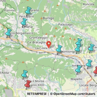 Mappa Via Ca' del Lupo, 24030 Pontida BG, Italia (3.29)