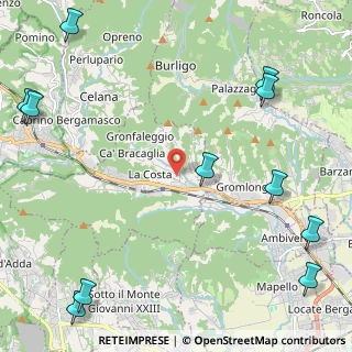 Mappa Via Ca' del Lupo, 24030 Pontida BG, Italia (3.34182)