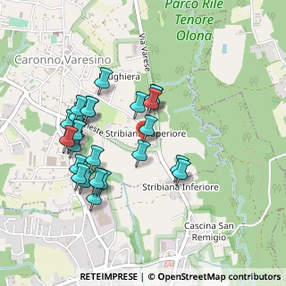 Mappa Via Stribiana Superiore, 21040 Caronno Varesino VA, Italia (0.45185)