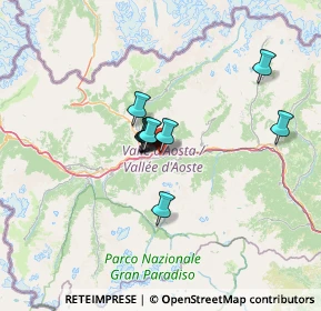 Mappa Frazione Les Iles, 11020 Pollein AO, Italia (8.03727)
