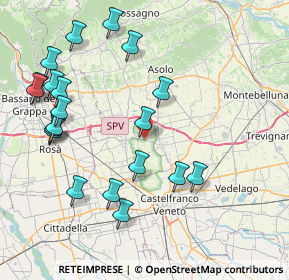 Mappa Via Callalta, 31039 Riese Pio X TV, Italia (9.131)