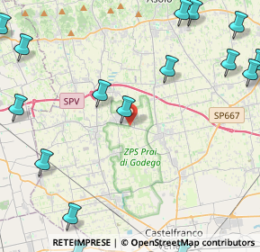 Mappa Via Callalta, 31039 Riese Pio X TV, Italia (7.0375)