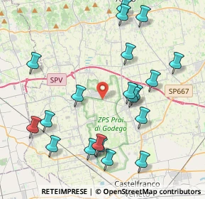 Mappa Via Callalta, 31039 Riese Pio X TV, Italia (4.499)