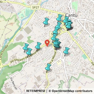 Mappa Via Adamello, 22063 Cantù CO, Italia (0.4315)