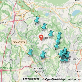 Mappa Via Adamello, 22063 Cantù CO, Italia (4.68)