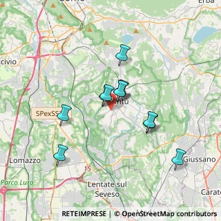 Mappa Via Adamello, 22063 Cantù CO, Italia (2.79)