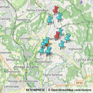 Mappa Via Adamello, 22063 Cantù CO, Italia (1.34417)
