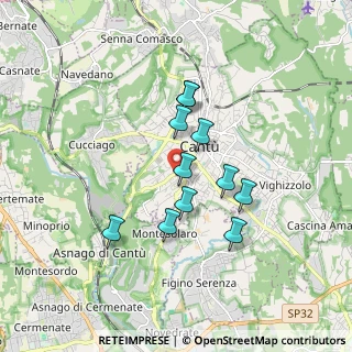 Mappa Via Adamello, 22063 Cantù CO, Italia (1.39364)