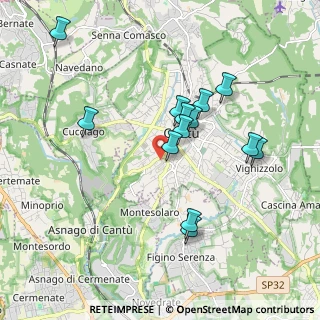 Mappa Via Adamello, 22063 Cantù CO, Italia (1.75385)
