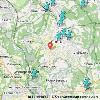 Mappa Via Adamello, 22063 Cantù CO, Italia (2.92727)