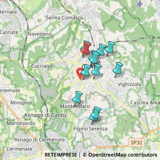 Mappa Via Adamello, 22063 Cantù CO, Italia (1.39417)