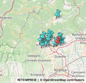 Mappa 36014 Santorso VI, Italia (7.41308)