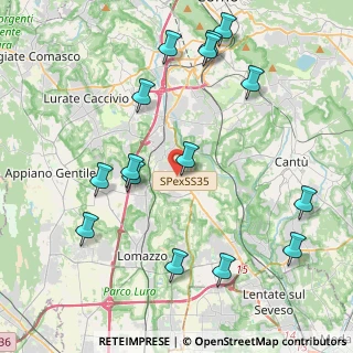 Mappa Via Indipendenza, 22073 Fino Mornasco CO, Italia (4.70867)