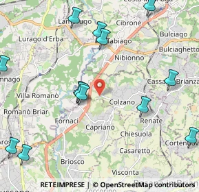 Mappa Via Alle Cascine, 20837 Veduggio con Colzano MB, Italia (2.89133)