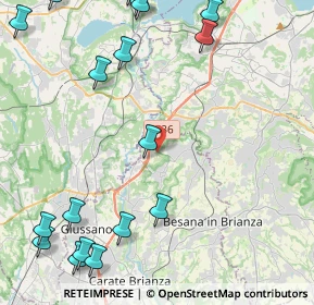 Mappa Via Alle Cascine, 20837 Veduggio con Colzano MB, Italia (6.383)