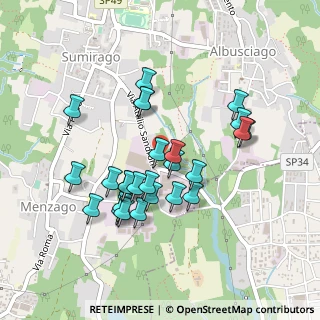 Mappa Via Sandroni, 21040 Sumirago VA, Italia (0.4)