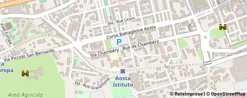 Mappa Aosta