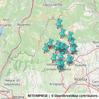 Mappa Via Pra, 36030 Valli del Pasubio VI, Italia (11.4095)
