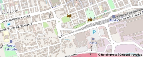 Mappa Aoste