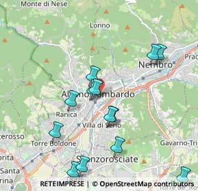 Mappa Piazza Italia, 24022 Alzano Lombardo BG, Italia (2.07077)