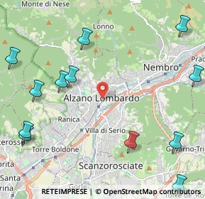Mappa Piazza Italia, 24022 Alzano Lombardo BG, Italia (2.96167)