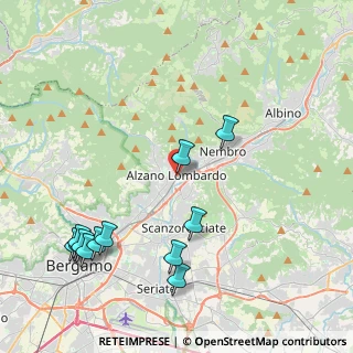Mappa Piazza Italia, 24022 Alzano Lombardo BG, Italia (4.9925)