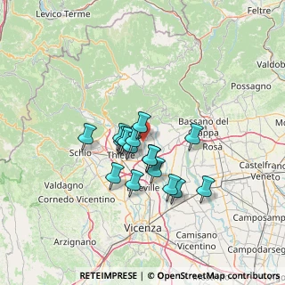 Mappa Via San Fortunato, 36030 Fara Vicentino VI, Italia (9.87176)