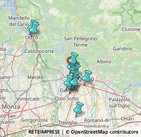 Mappa Via Sombreno, 24011 Almè BG, Italia (11.23909)
