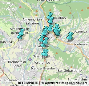 Mappa Via Sombreno, 24011 Almè BG, Italia (1.29)