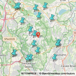 Mappa Via C. Pisacane, 22063 Cantù CO, Italia (5.14222)
