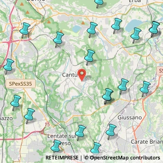 Mappa Via C. Pisacane, 22063 Cantù CO, Italia (6.335)