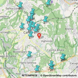 Mappa Via C. Pisacane, 22063 Cantù CO, Italia (2.396)