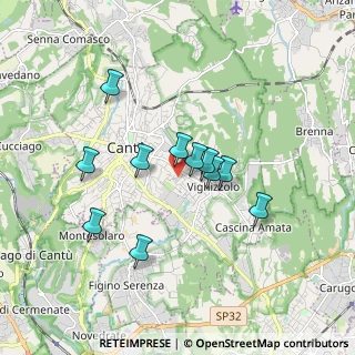 Mappa Via C. Pisacane, 22063 Cantù CO, Italia (1.45818)