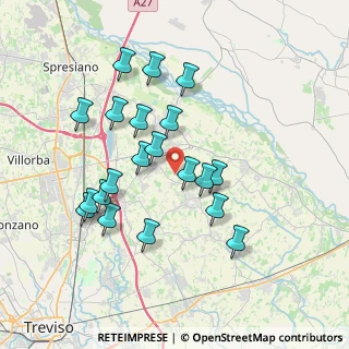 Mappa Via Guglielmo Marconi, 31052 Maserada sul Piave TV, Italia (3.4925)