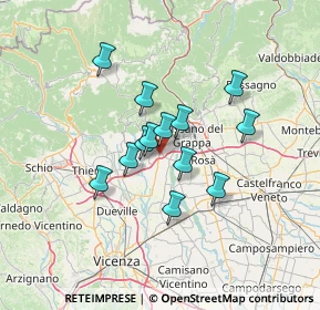 Mappa Via Anconetta, 36063 Marostica VI, Italia (10.03615)